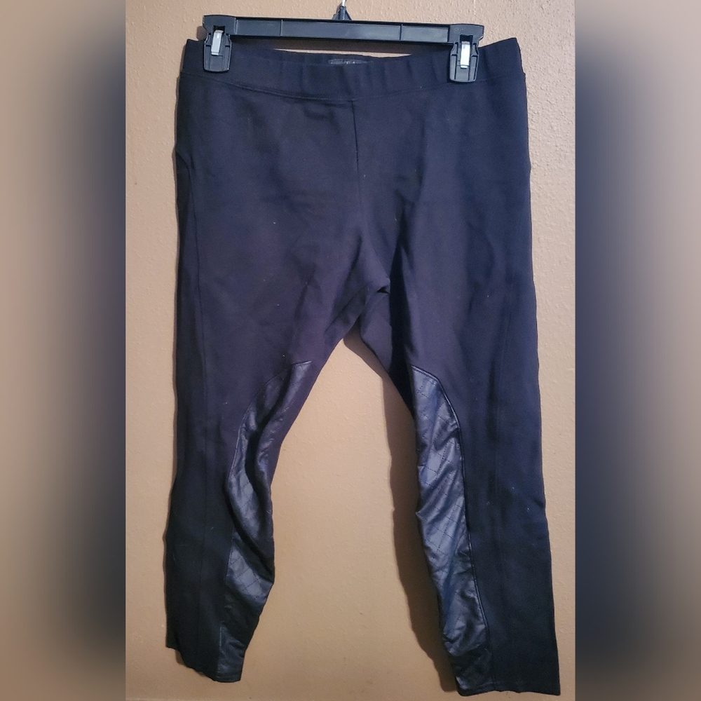 Tag Elemental Leggings Moto Seam Ponte Quilted Pleather Leggings